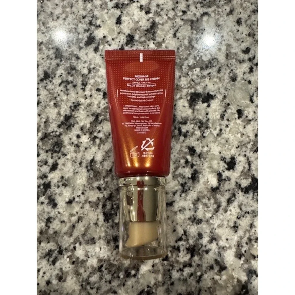 MISSHA M Perfect Cover BB Cream SPF42‎ PA+++ No 27 Honey Beige Foundation Makeup